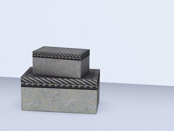 Sims 3 — Cooper Deco Boxes by sim_man123 — Deco Boxes, part of my Cooper Dining Room. Made by sim_man123 from TSR. TSRAA