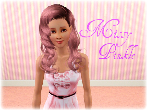 Sims 3 — Missy Pinkle by veronicasim3 — Missy Pinkle! ^^ Part of my colorful collection, she is the first and hopefully