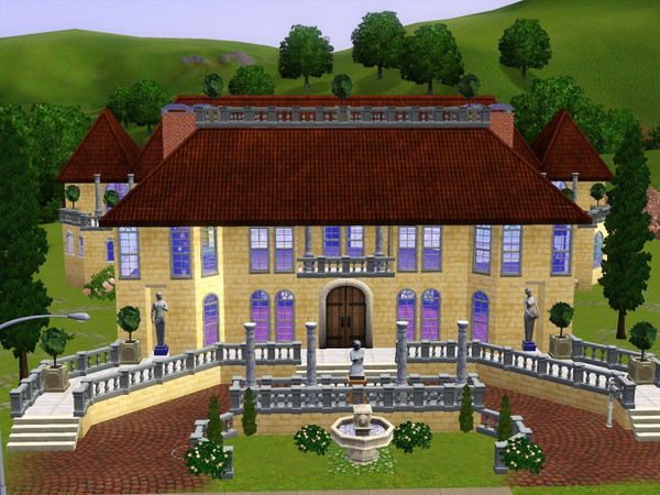 Sims 3 — Summer Palace by Tagonna — The Summer Palace was once a princely residence. And now it can accommodate you. In