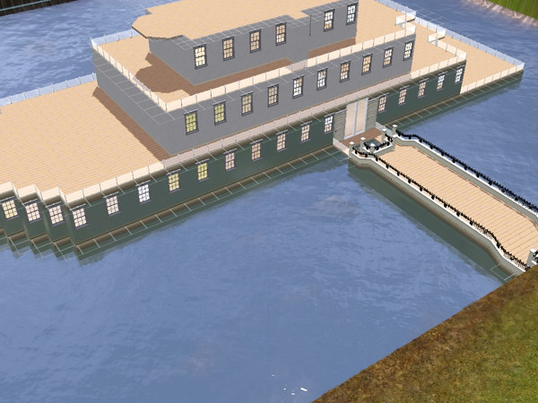 Sims 3 — Just A boat. by simluvr1 — this is just a boat for a big family it is furnished in the Kitchen only hope you