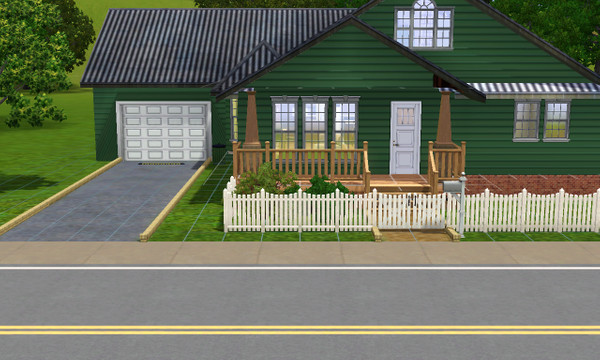 Sims 3 — Bungalow by gdoodle — This bungalow style 3 bedroom, 2 bath, 1 car garage combines elements from the craftsman