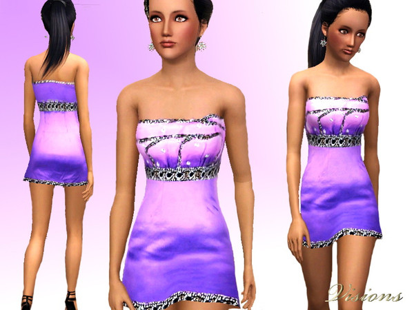 Sims 3 — Womens Romantica Viola by Visions by Zamok — 