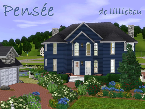 Sims 3 —  by lilliebou — Hi! Here are the rooms of this house: First floor: -Bathroom -Laundry room -Baby room (2)