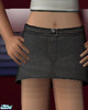 Sims 2 — Mini Skirt with stilleto heel by Fernando_PaOr — The mesh for a mini skirt with high heels.