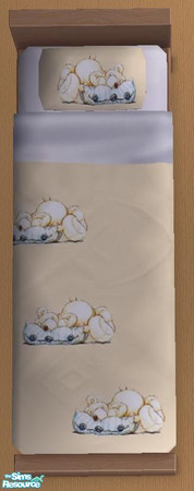 Sims 2 — Sweet Little Bear Bedding by ale0508 — 