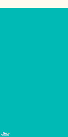 Sims 2 — Rainbow Walls - Turquoise Wall by Kara0307 — Summer ends, but not the turquoise! Why not put in on the wall? ;)