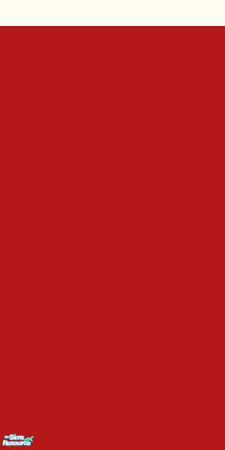 Sims 2 — Rainbow Walls - Furious Red Wall by Kara0307 — This wall is accurate - enough red, enough furious ;)