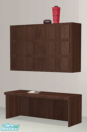 Sims 2 — Alone Living Room set(part1) rocolor 3 - Cherrynd-alonebookcase1-reco3 by CherryND — 