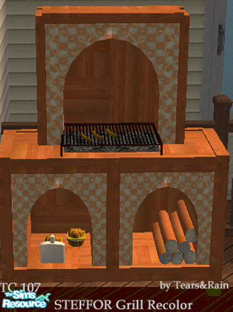 Sims 2 — Grill 107 recolored Mesh by TearsRain — Recolor of Steffor Mesh for TC 107