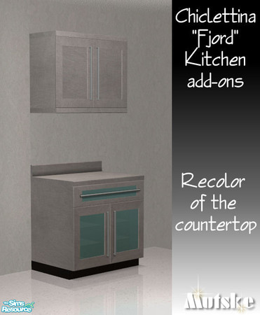 Sims 2 — Chiclettina Fjord Kitchen Uppercabinet Loft Recolor 11 by Mutske — Countertop recolor.