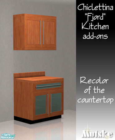 Sims 2 — Chiclettina Fjord Kitchen Uppercabinet Loft Recolor 12 by Mutske — Countertop recolor.