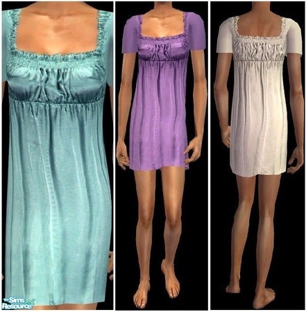 Sims 2 — JPtfpjs5 by juttaponath — Nightie for teens. No mesh or expansion pack required.
