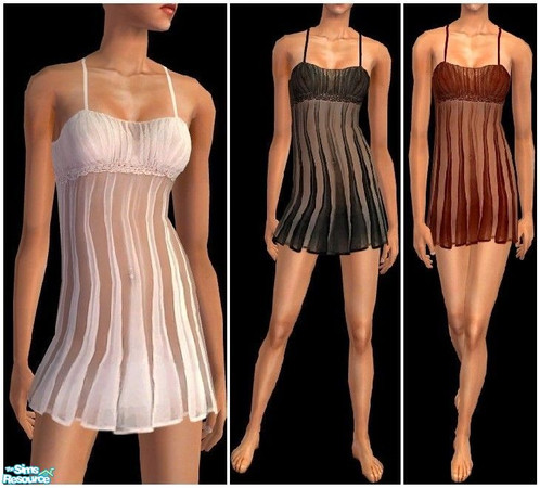 Sims 2 — JPayafpjs14 by juttaponath — Transparent nightie for adults and young adults. No mesh or expansion pack