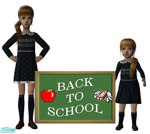 Sims 2 — Back to School Sister outfit by giasims — Back to School Sister outfit. Requires mesh from fakepeeps7 called