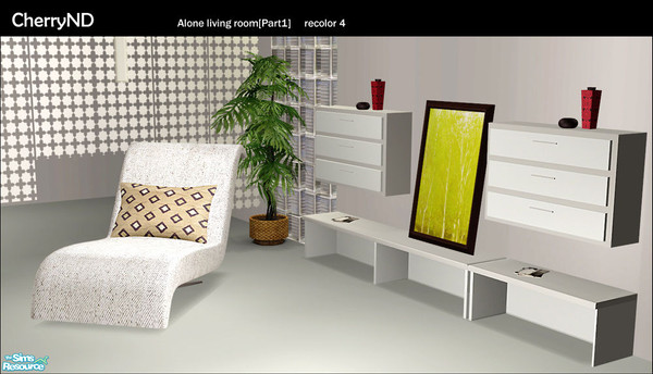Sims 2 — Alone Living Room set(part1) recolor 4 by CherryND — Alone Living Room set(part1) recolor 4