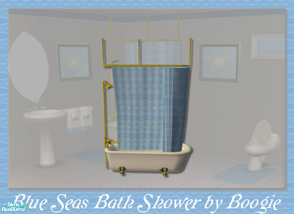 Sims 2 — Blue Seas Colonial Shower by boogie woogie — Part of the Blue Seas Bath