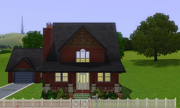 Sims 3 — RED Bungalow by gdoodle — RED Bungalow