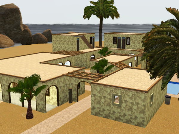 Sims 3 — Sand Palace by Tagonna — Old house lost in the sands. 