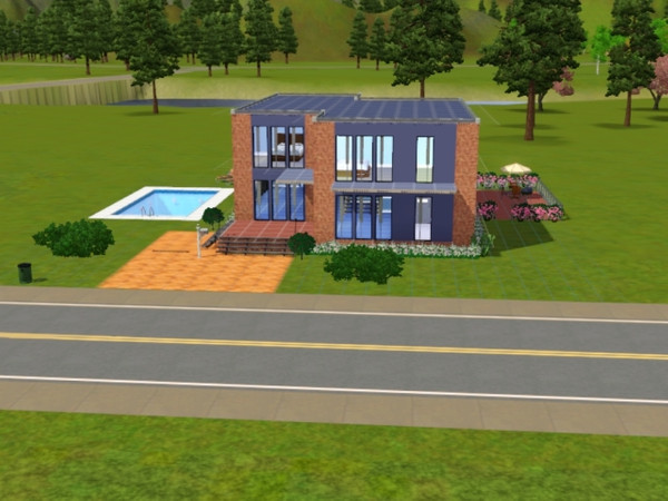 Sims 3 — Comfortable Modern Home by DO5NBR — A comfortable modern home with three bedrooms and two bathrooms offers much