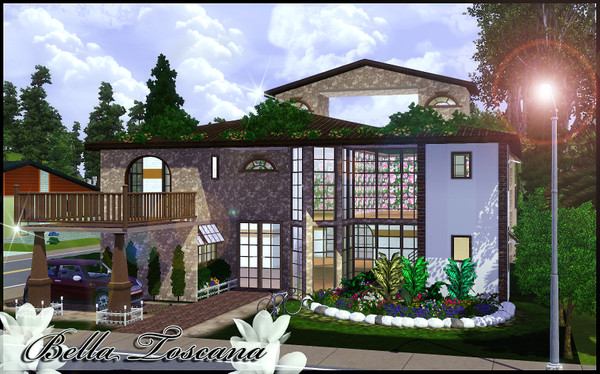 Sims 3 — Bella Toscana by TSR Archive — Sweet family home. Two stories. this lovely home is unfurnished,feel free to