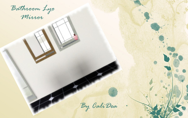Sims 3 — Bathroom Lyo Mirror by CaliDea — Bathroom Lyo Mirror
