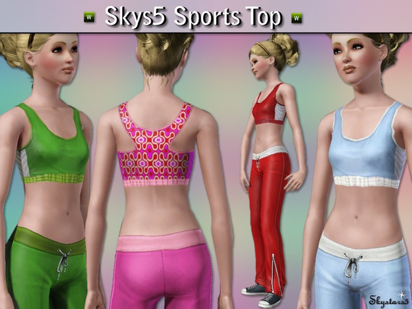 Sims 3 — Skys5_Sports Top by skystars5 — 