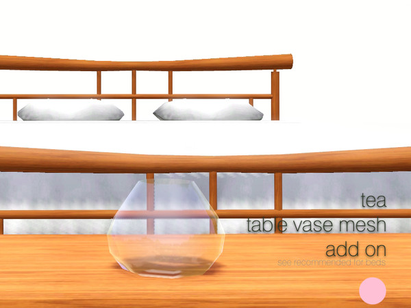Sims 3 — Tea Table Vase Mesh by DOT — Tea Table Vase Mesh See Recommended by DOT of The Sims Resource