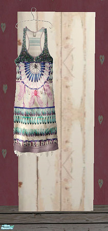 Sims 2 — Herbstzeitlose - wall deco dress by steffor — 