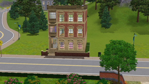 Sims 3 — Townhouse 1 by erwinsims — They are finaly here! The Townhouses! Want your sim to live IN the centre of town,