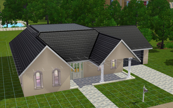 Sims 3 — French Contemporary by xxxmilknhoney — 2BED, 2BATH + Basement. by xxxmilknhoney@TSR