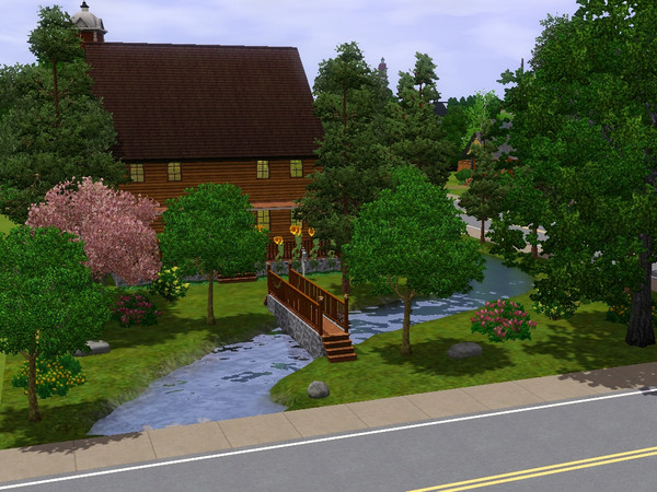 Sims 3 — Fishin by HollyHoskinson — This little log cabin has 2 bedrooms, and 1bath. no CC all EA. 