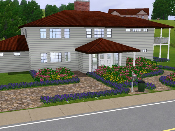 Sims 3 — Villa Solhaven by ladyshave — First of 3 villa's Large family home with seperate diningroom, large livingroom,