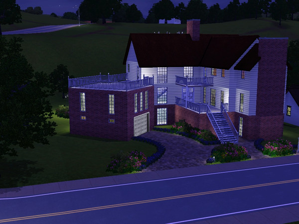 Sims 3 — Rosehaven Slott by ladyshave — A modest castle for a family, it has 2 bedroom, possible to use some space in the