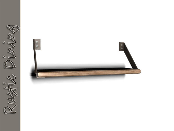 Sims 3 — Rustic Dining Shelf 02 by Angela — Rustic Dining Shelf 02. Made by Angela@TSR (2010) Please don't clone my