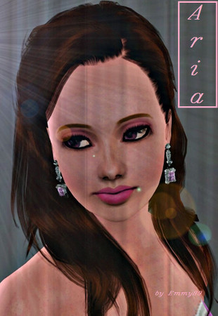Sims 3 — Lady Aria Luciana by Emmy89 — Luciana is my favourite sims. Hope you like it. Hair/dress/skin/eyes from peggy.