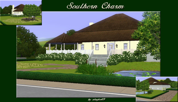Sims 3 — Southern Charm by ataylor69 — With two master bedrooms and two regular size bedrooms, this house has plenty of
