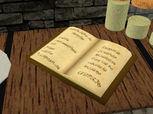Sims 3 — Book of Magic Spells by lilliebou — Hi! This unusable book can be found in the Misc. Decor category for 25