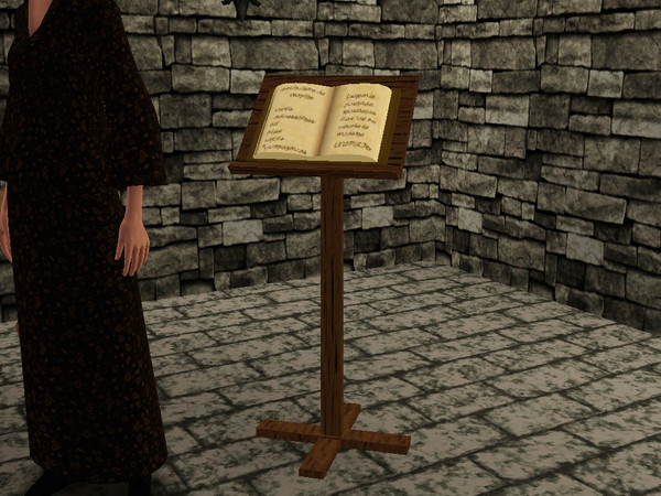Sims 3 — Magic Book of Spells on a Platform by lilliebou — Hi! These book and platform cost 50 Simoleons and can be found