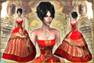 Sims 2 — Red ball dress by Olga Larina — Red ball dress