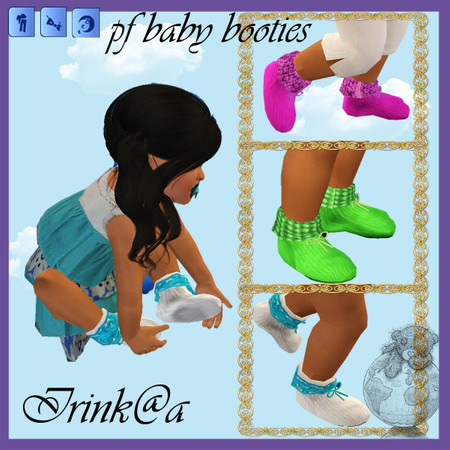 Sims 3 — pf baby booties by Irishkakic — Pf baby booties. New mesh