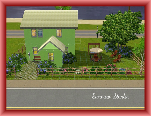 Sims 3 — Sunview Starter by DO5NBR — Very little and cheap house for the first begining for a single or a just married