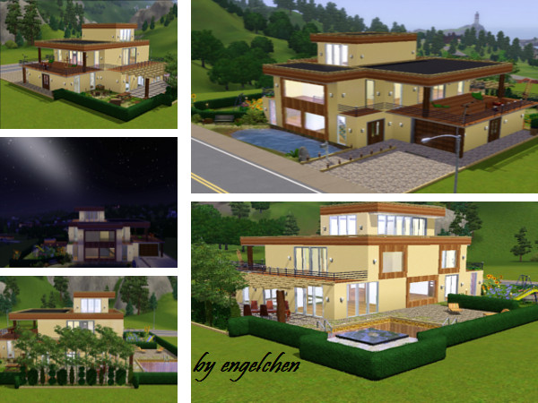 Sims 3 — Modern Villa - Angel - by engelchen1202 — All what a Sim Family with one child needs. This full furnished and
