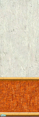 Sims 2 — Asian Straw Stucco - level 3 molding by Tiko — 