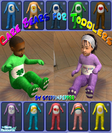 Sims 2 — Care Bears - For Toddlers! by steppinpepper — Care Bears are proof that not all of the 80s were bad ;) 5 girl