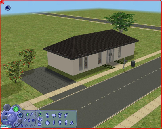 Sims 2 — 2 Lucie Silvas Rd by Anakin_Stupaine — Finally, my first house under 20k. I usually build villa's, but I wanted