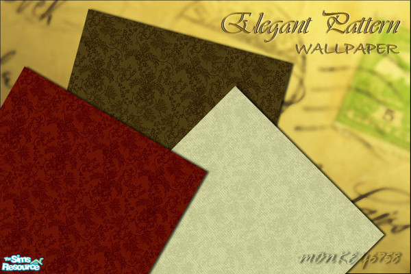Sims 2 — Elegant Pattern Set by monkey6758 — wallpaper