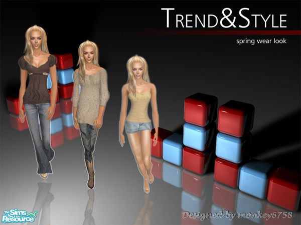 Sims 2 — Trend & Style Set by monkey6758 — 