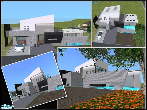 Sims 2 — SS Modern by shinie — just a simple house 02, hope you like it