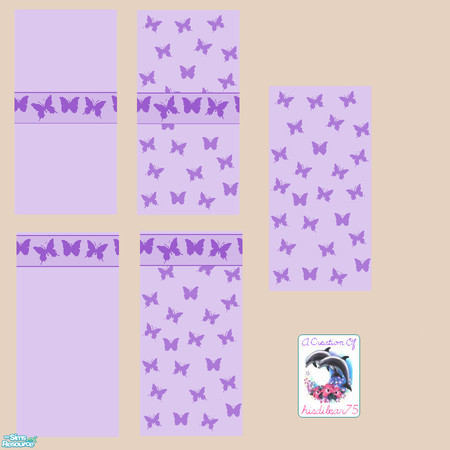 Sims 2 — Butterfly PURPLE HB75_FB_BL by hiedibear75 — Butterflies to liven up your rooms without draining your Sim\'s