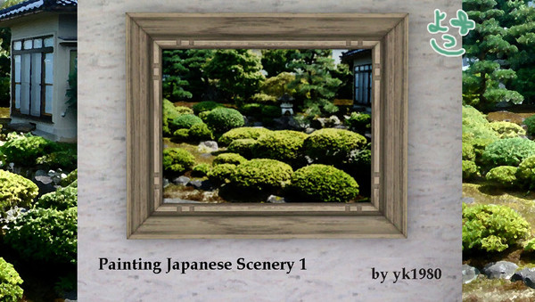 Sims 3 — painting_japanese scenery 1 by yk1980 — Painting Japanese Scenery 1 by yk1980